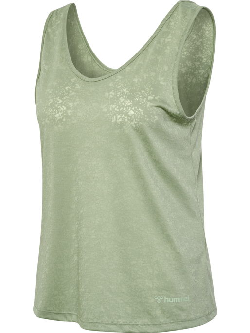 hmlMT LIGHT BURNOUT TANKTOP, SEAGRASS, packshot