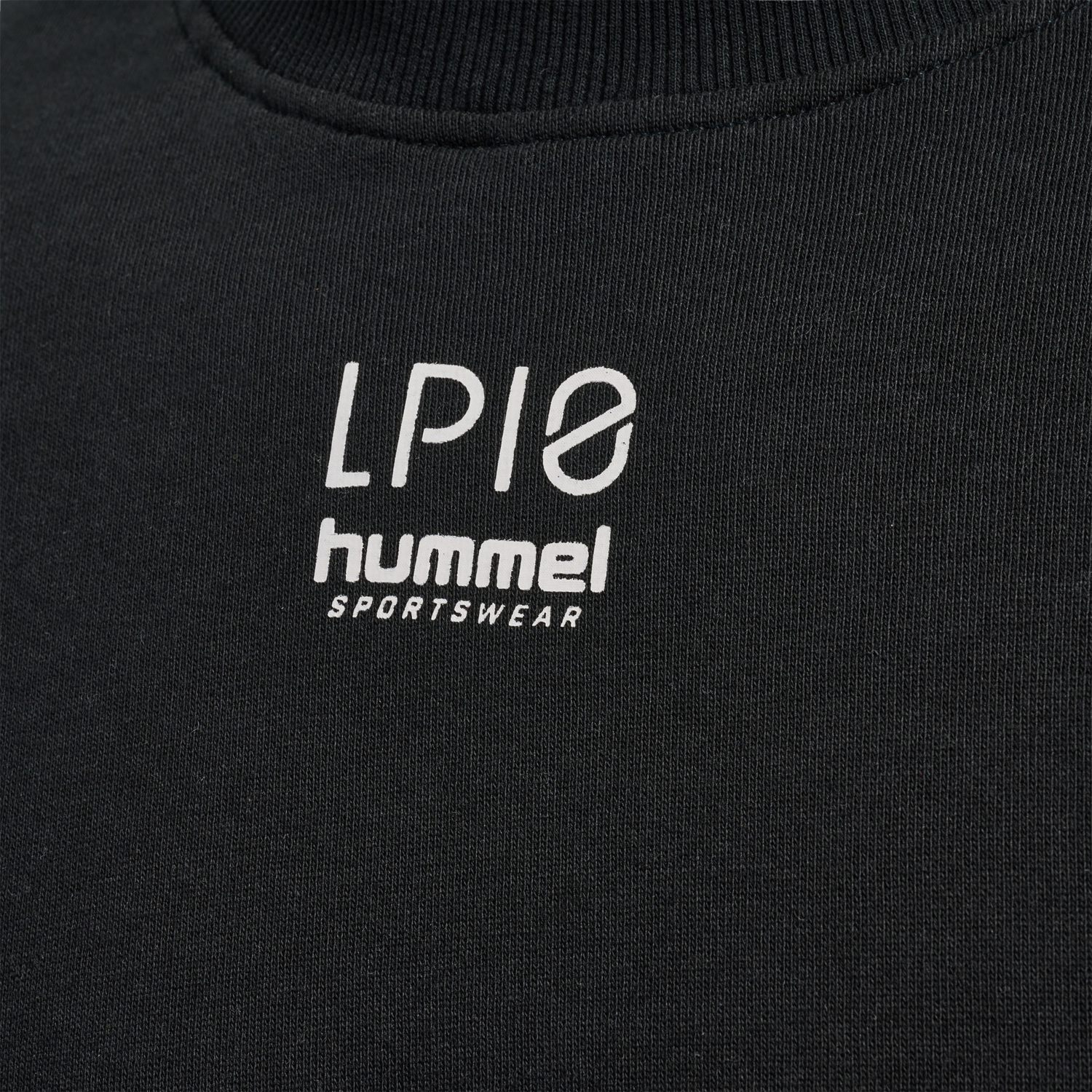 hmlLP10 BOXY SWEATSHIRT, BLACK, packshot