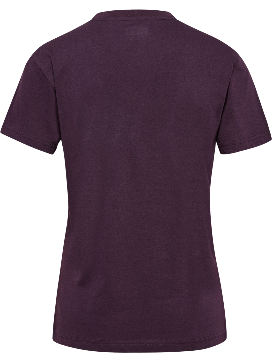 hmlELEMENTAL LOGO COTTON TEE WOMAN, PLUM PERFECT, packshot