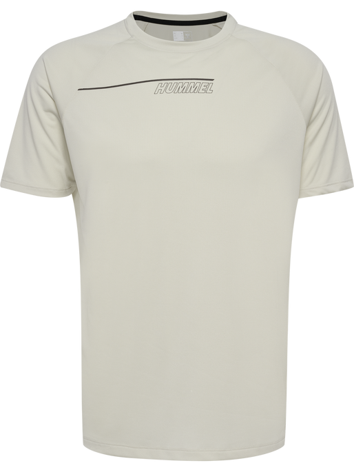 hmlCOURT LIGHT WEIGHT T-SHIRT, LIGHT GREY hmlCOURT LIGHT WEIGHT T-SHIRT, LIGHT GREY, packshot