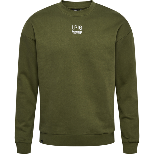 hmlLP10 BOXY SWEATSHIRT, IVY GREEN, packshot