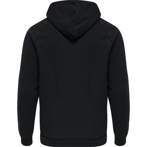 hmlISAM ZIP HOODIE, BLACK hmlISAM ZIP HOODIE, BLACK, packshot