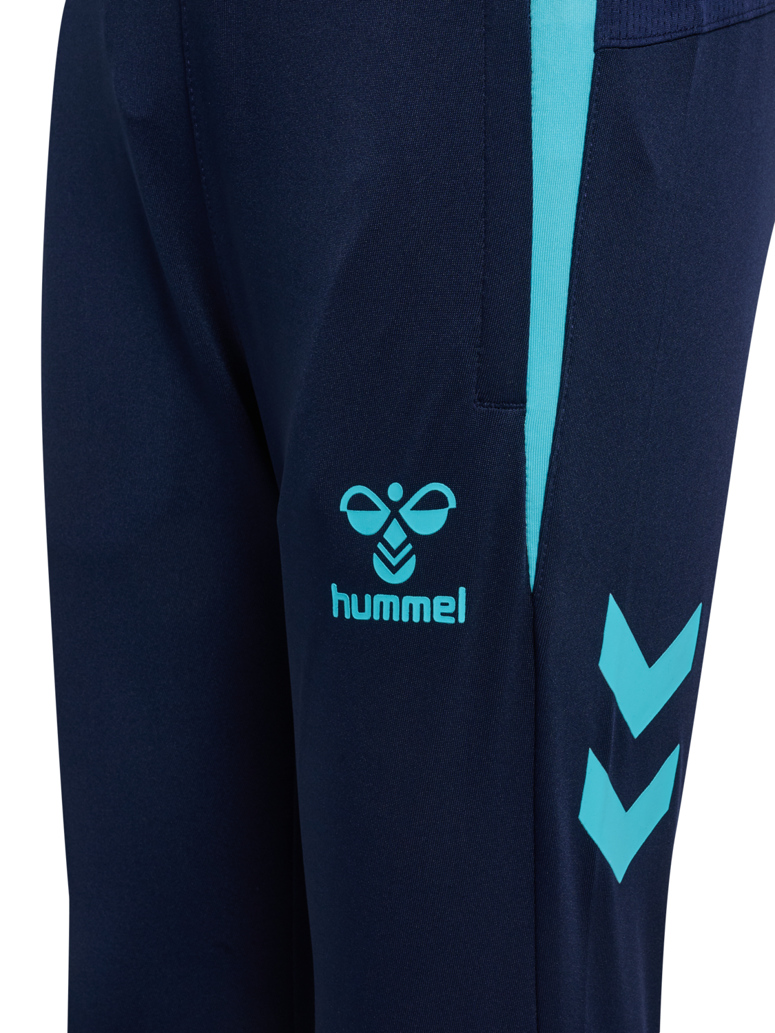 hmlLEAD 2.0 TRAINING PANTS KIDS, MARINE/BLUE FISH, packshot