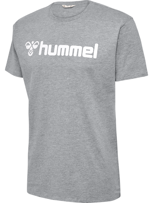 hmlGO 2.0 LOGO T-SHIRT S/S, GREY MELANGE hmlGO 2.0 LOGO T-SHIRT S/S, GREY MELANGE, packshot