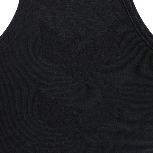 hmlTIF SEAMLESS SPORTS TOP, BLACK, packshot