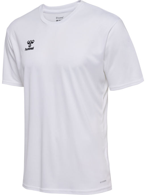 hmlESSENTIAL JERSEY S/S, WHITE, packshot