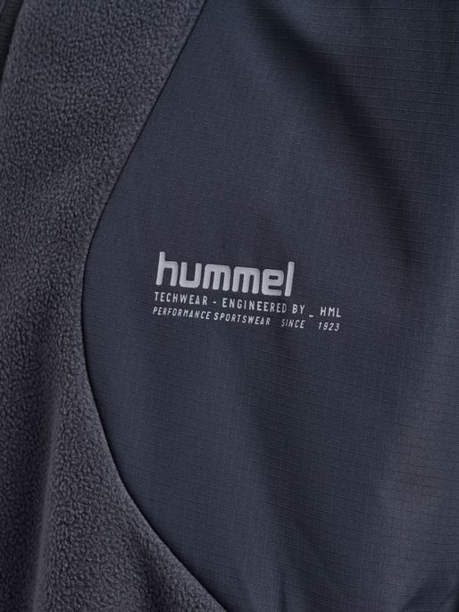 hmlHYBRID FLEECE JACKET, EBONY hmlHYBRID FLEECE JACKET, EBONY, packshot