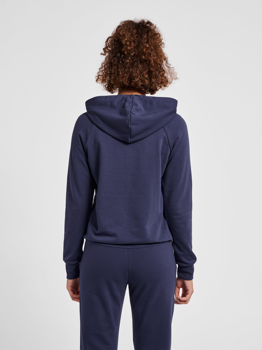 hmlNONI 2.0 HOODIE, PEACOAT, model