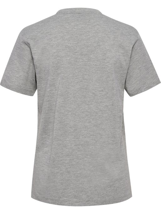 hmlPULSE W T-SHIRT, GREY MELANGE, packshot