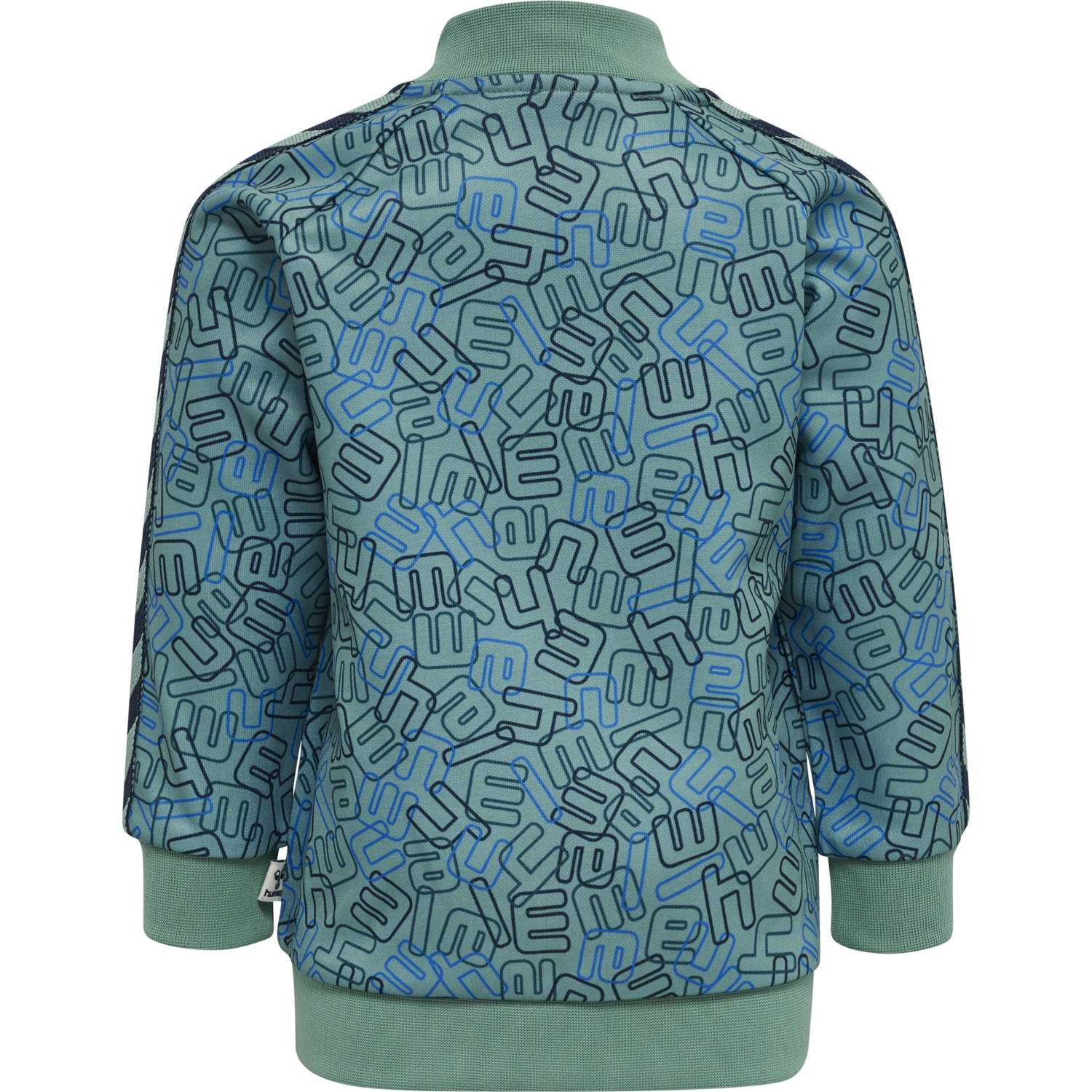 hmlOLYMPUS ZIP JACKET, MINERAL BLUE, packshot