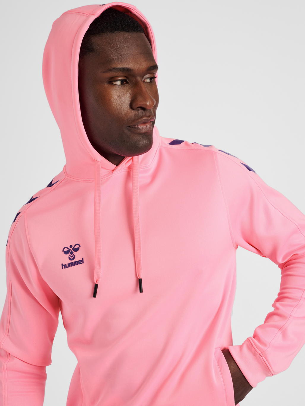 bluza męska hummel CORE XK POLY ZIP HOOD SWEAT 211484-7045 r.XL