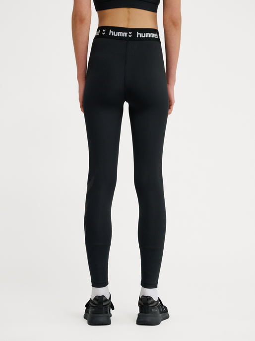 hmlPULSE MID WAIST TIGHTS, BLACK, model