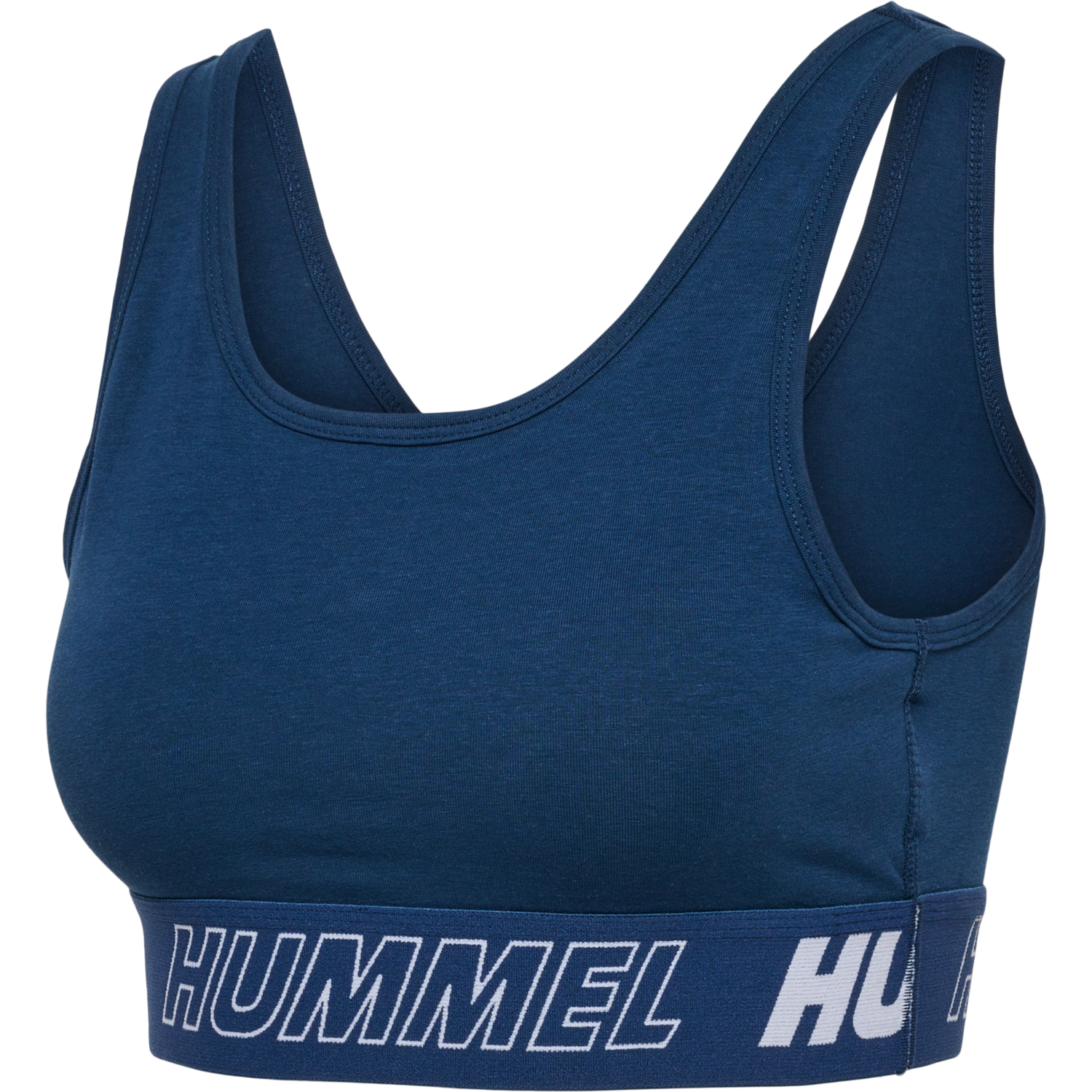 hmlTE MAJA 2-PACK COTTON SPORTS TOP, BLACK/INSIGINA BLUE, packshot
