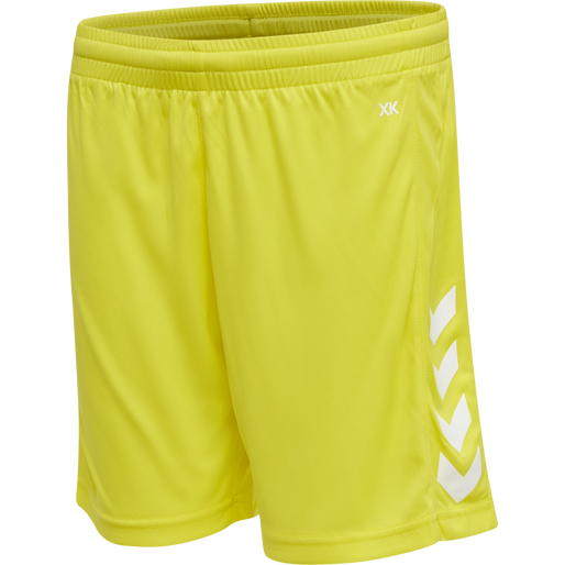 hmlCORE XK POLY SHORTS KIDS, BLAZING YELLOW, packshot