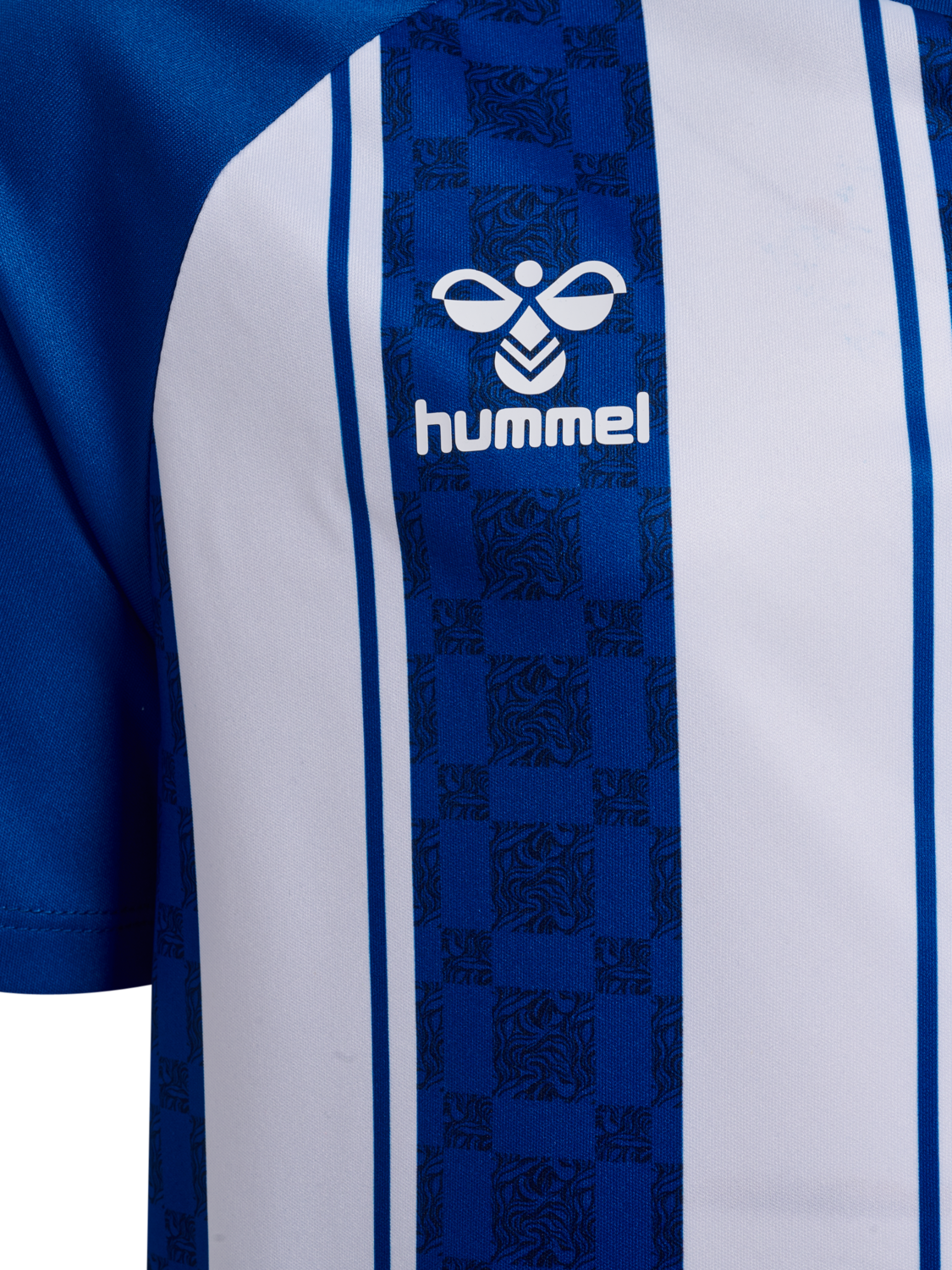 hmlMATCH STRIPED JERSEY S/S KIDS, TRUE BLUE/WHITE, packshot