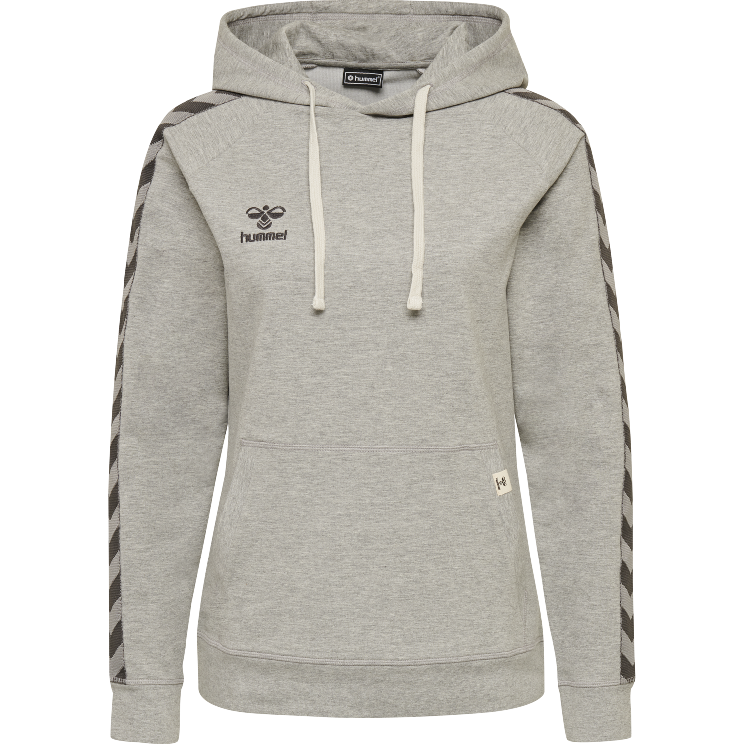 hmlMOVE CLASSIC HOODIE WOMAN, GREY MELANGE, packshot