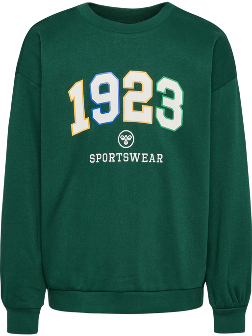 hmlKASON SWEATSHIRT, RAIN FOREST, packshot