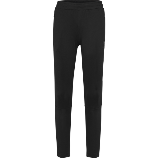 hmlSELBY TAPERED PANTS, BLACK, packshot