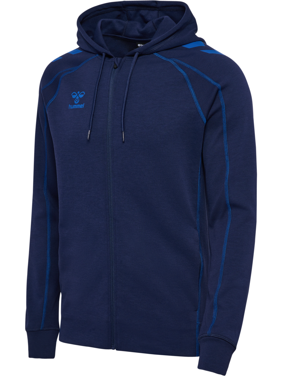 hmlMOVE 2.0 ZIP HOODIE, MARINE, packshot