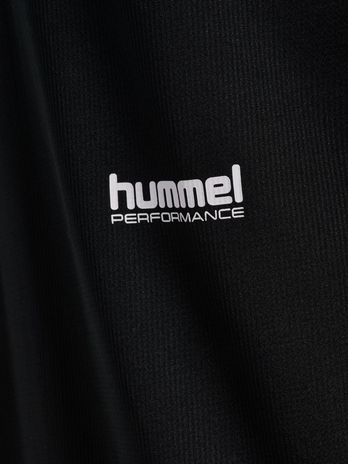 hmlPULSE WORKOUT T-SHIRT L/S, BLACK, packshot
