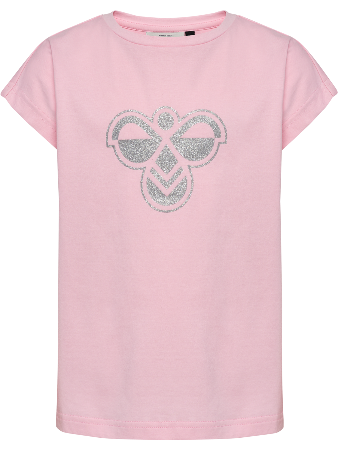 hmlJR REG T-SHIRT S/L BIG BEE, ROSEATE SPOONBILL, packshot