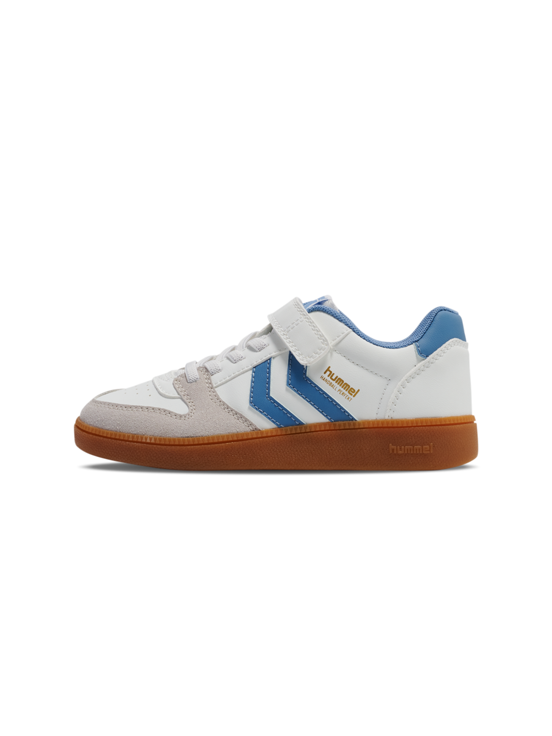 HANDBALL PERFEKT SP JR, WHITE/FADED DENIM, packshot