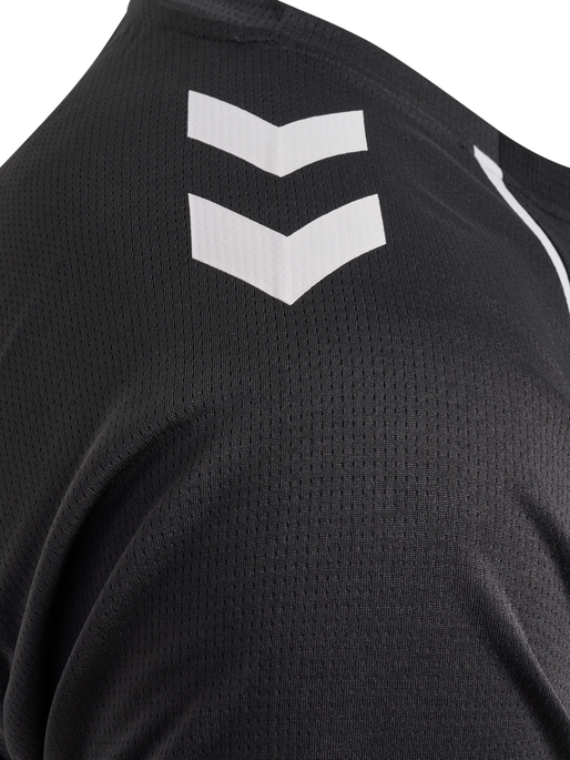 hmlLEAD 2.0 POLO, BLACK/ASPHALT hmlLEAD 2.0 POLO, BLACK/ASPHALT, packshot