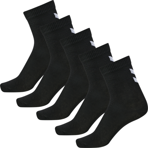 hmlMAKE MY DAY SOCK 5-PACK, BLACK, packshot