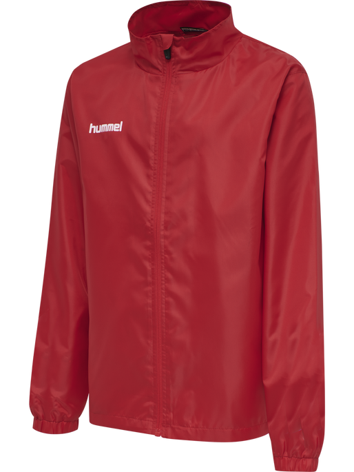 hmlPROMO RAIN JACKET KIDS, TRUE RED, packshot