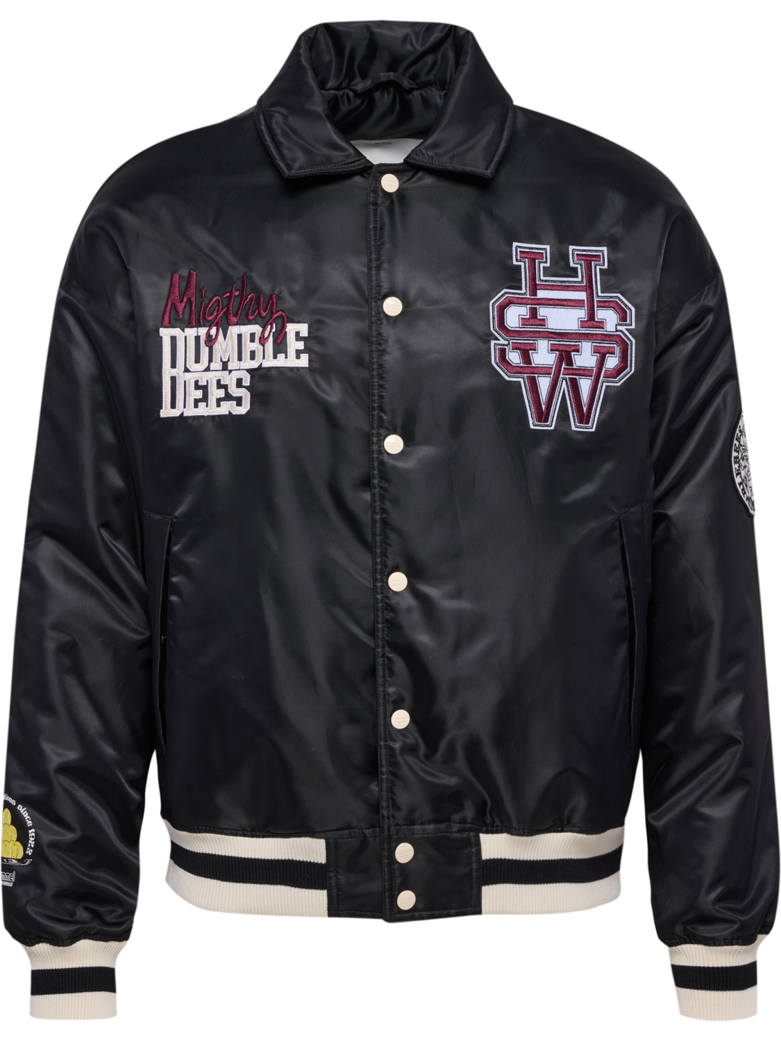 hmlLETTERMAN JACKET SPORTSWEAR, BLACK, packshot