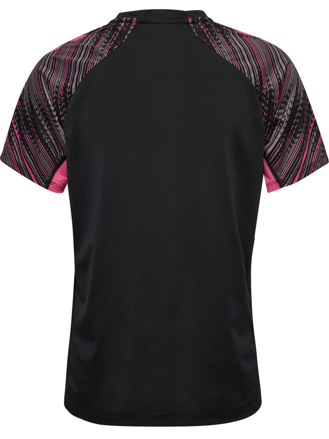 hmlBLAZE PRO TRAINING JERSEY S/S WO, BLACK/PINK, packshot