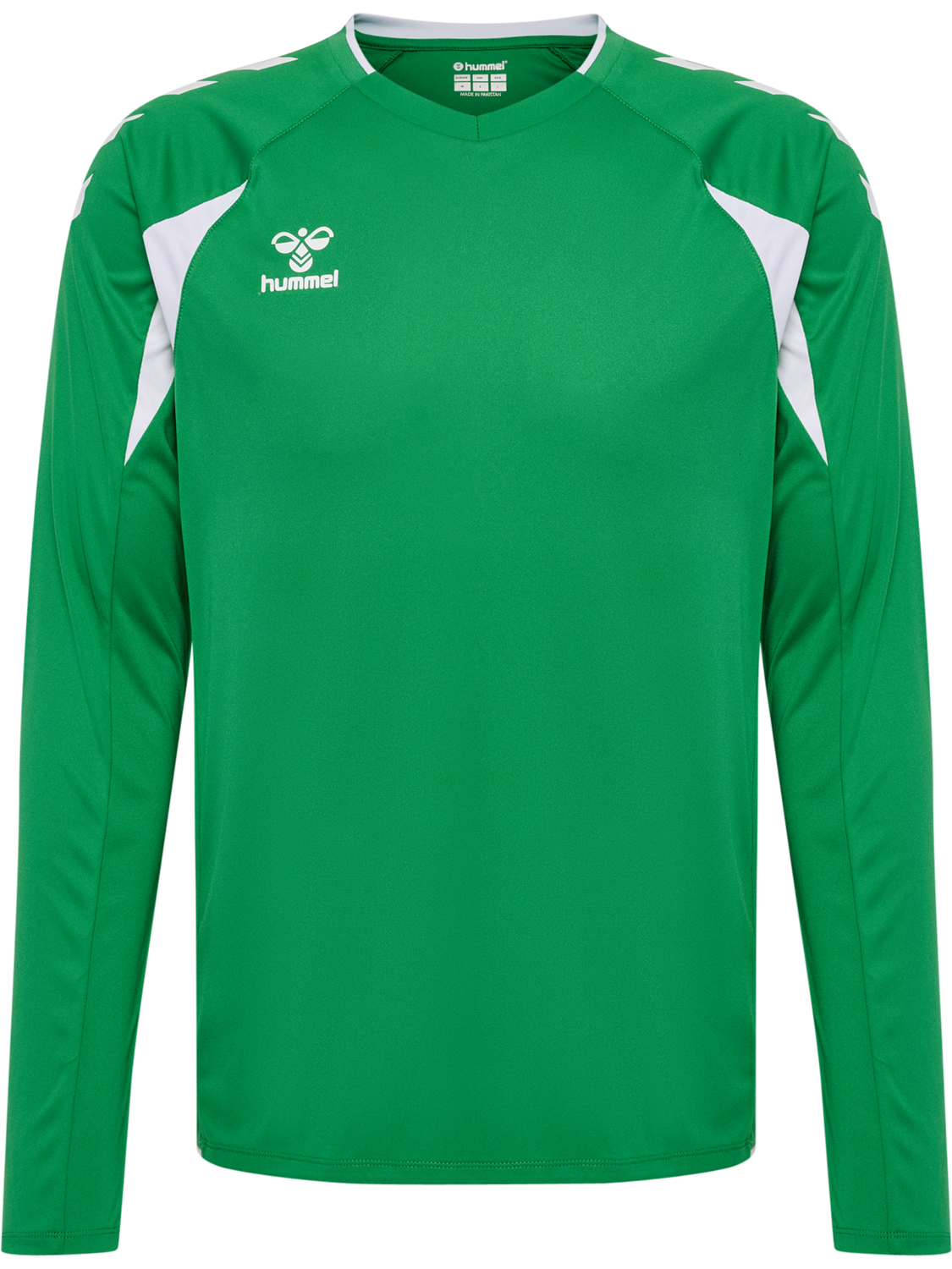 hmlCORE 2.0 JERSEY L/S, JELLY BEAN/WHITE, packshot