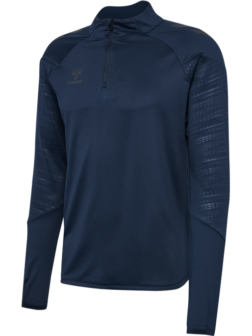 hmlPRO TRAINING HALF ZIP, MARINE, packshot