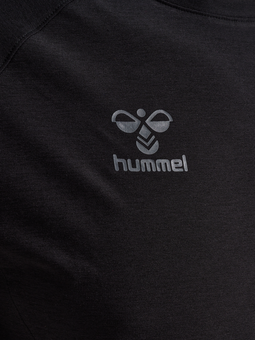 hmlCIMA 2.0 JERSEY S/S, BLACK MELANGE hmlCIMA 2.0 JERSEY S/S, BLACK MELANGE, packshot