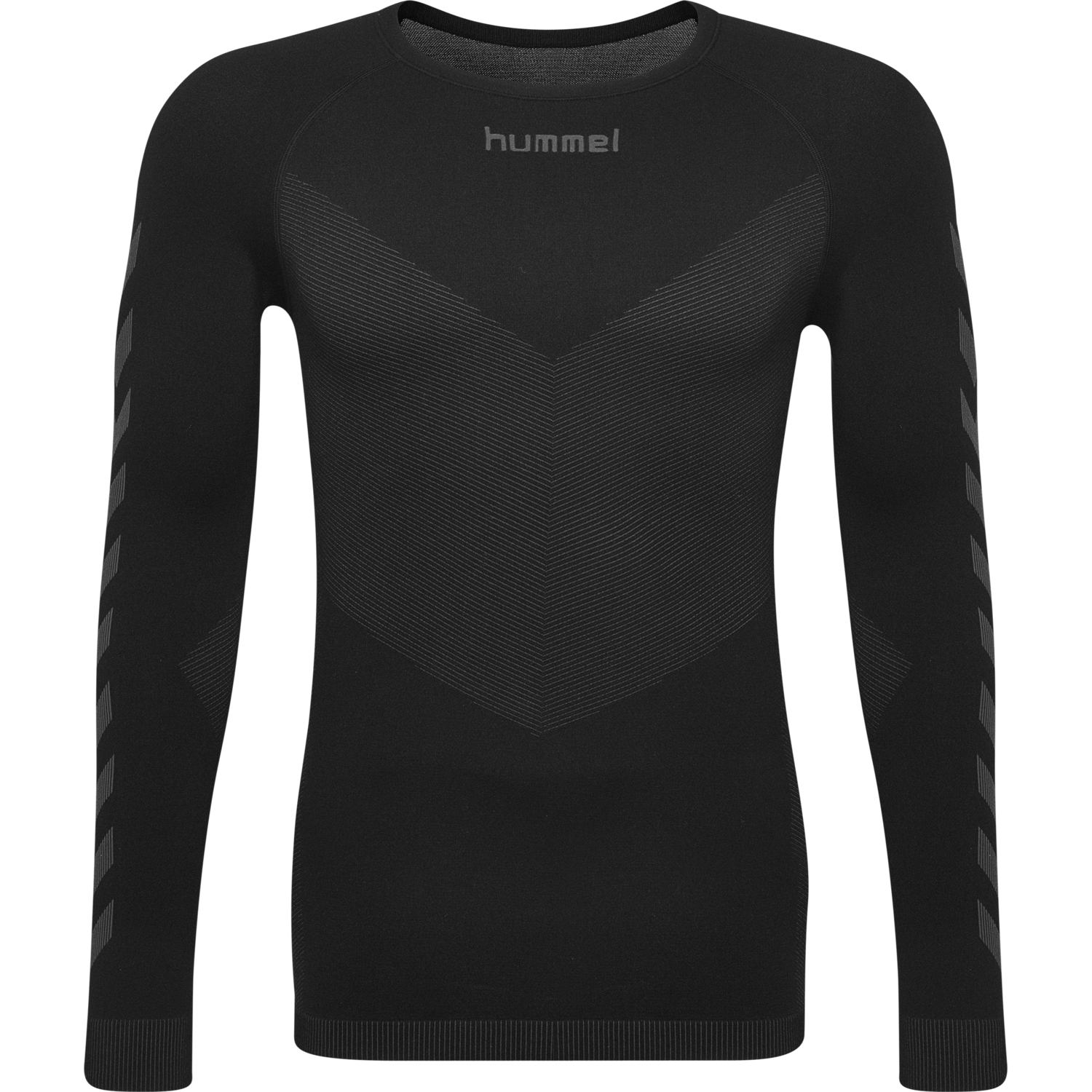 HUMMEL FIRST SEAMLESS JERSEY L/S , BLACK, packshot