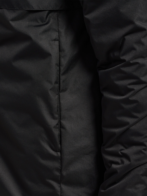 hmlGO PARKA JACKET, BLACK hmlGO PARKA JACKET, BLACK, packshot