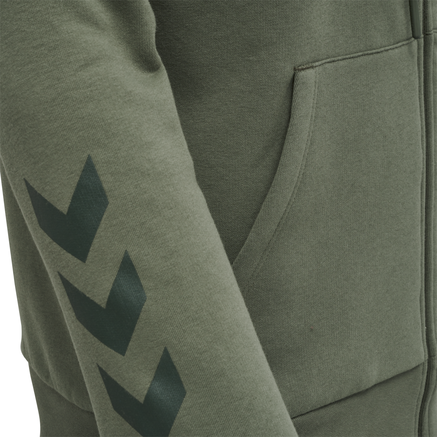 hmlISAM ZIP HOODIE, BEETLE, packshot