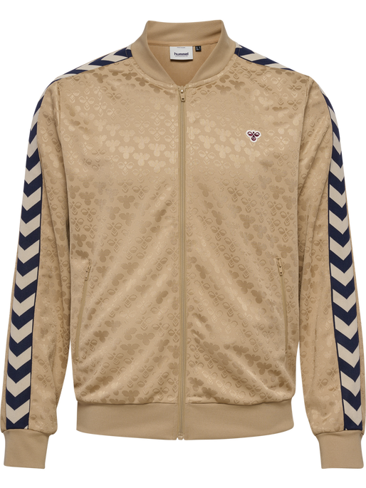 hmlARCHIVE REGULAR POLY JACKET AOP, CORNSTALK, packshot