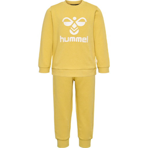 hmlHAPPY ARINE CREWSUIT, OCHRE, packshot