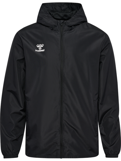 hmlESSENTIAL AW JACKET, BLACK hmlESSENTIAL AW JACKET, BLACK, packshot