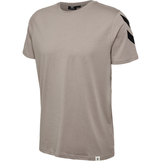 hmlLEGACY CHEVRON T-SHIRT, MOON ROCK hmlLEGACY CHEVRON T-SHIRT, MOON ROCK, packshot