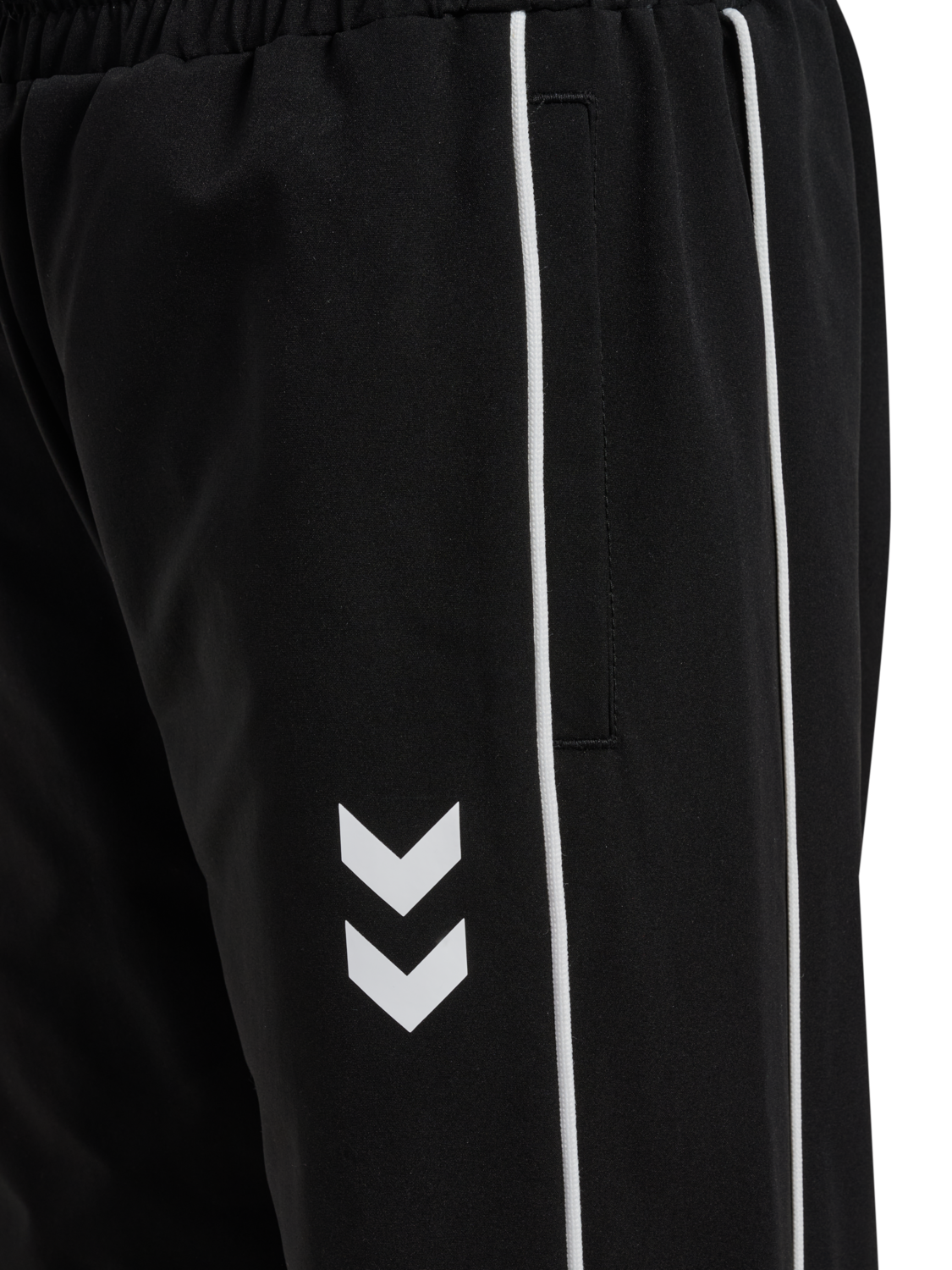 hmlJR STREET TRACKSUIT PANTS, BLACK BEAUTY, packshot