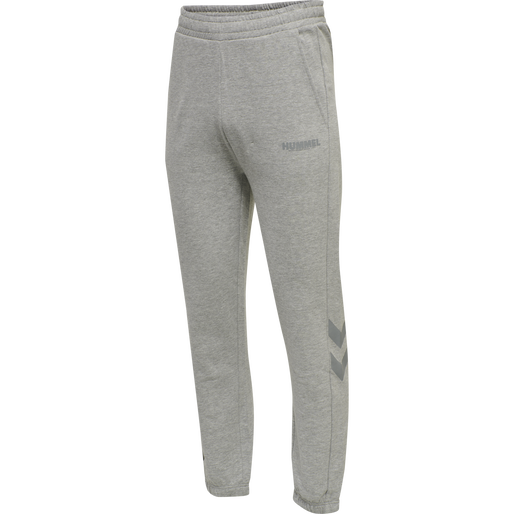 hmlLEGACY REGULAR PANTS, GREY MELANGE, packshot