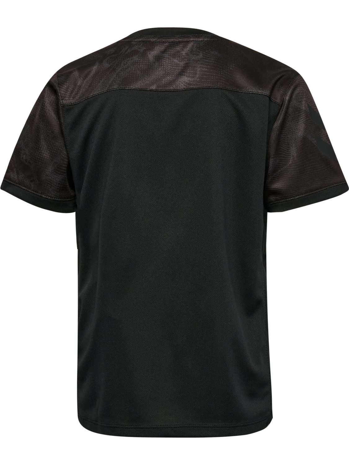 hmlBLAZE CLUB 26 GRAPHIC TEE KIDS, BLACK/ASPHALT, packshot