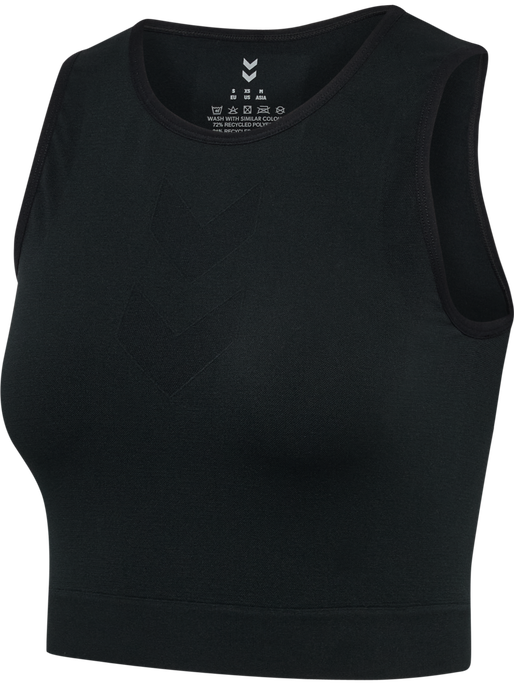 hmlHIIT SEAMLESS W TOP, BLACK hmlHIIT SEAMLESS W TOP, BLACK, packshot