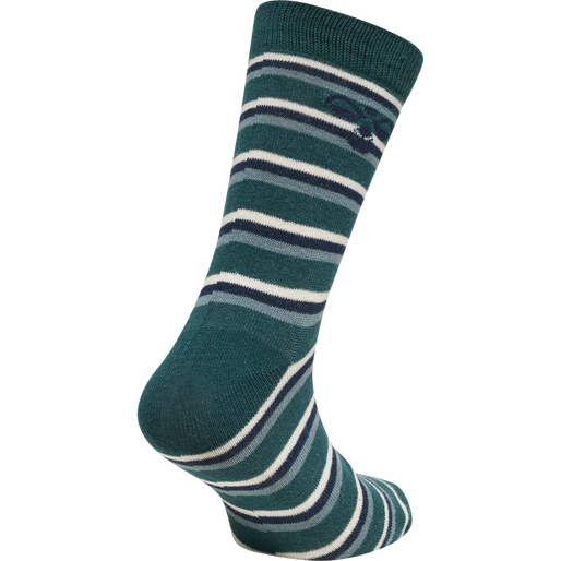 hmlALFIE SOCK 3-PACK, DEEP TEAL, packshot