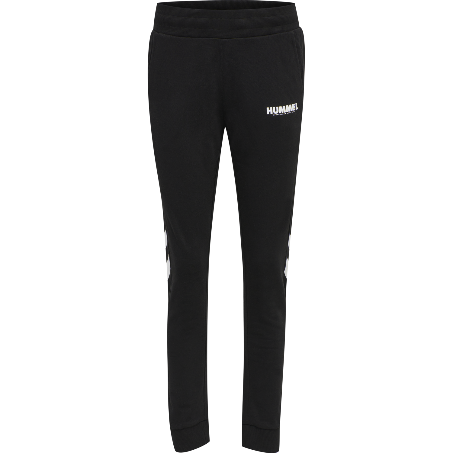 hmlLEGACY WOMAN TAPERED PANTS, BLACK, packshot