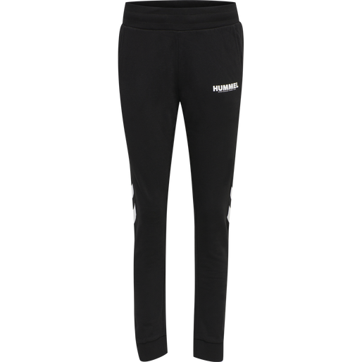 hmlLEGACY WOMAN TAPERED PANTS, BLACK, packshot