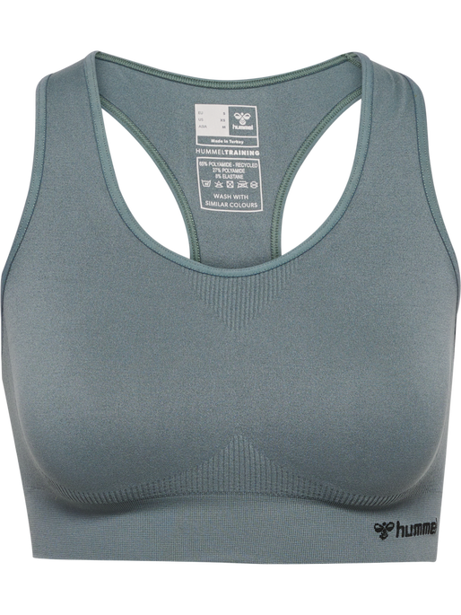 hmlTIF SEAMLESS SPORTS TOP, BALSAM GREEN hmlTIF SEAMLESS SPORTS TOP, BALSAM GREEN, packshot