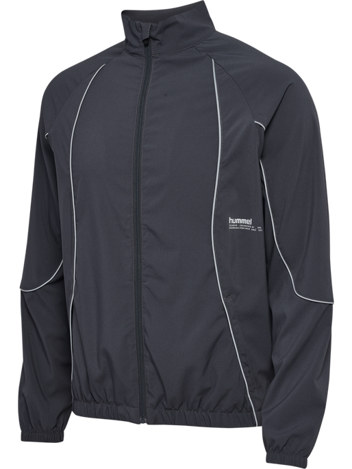 hmlPULSE WOVEN ZIP JACKET, EBONY hmlPULSE WOVEN ZIP JACKET, EBONY, packshot